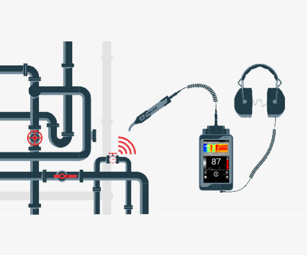 Rilevamento perdite di aria e gas compressi